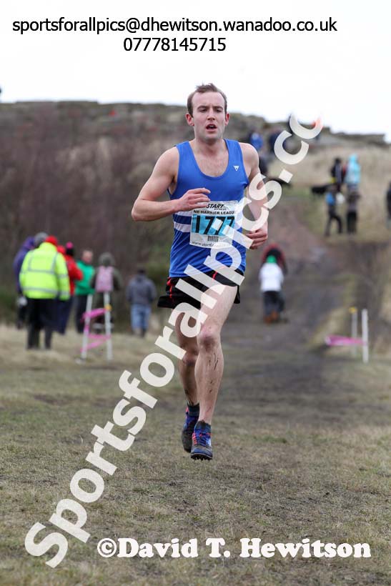 Senior men Carl Avery (Morpeth) NEHL, Wrekenton. Photo: David T. Hewitson/Sports for All Pics
